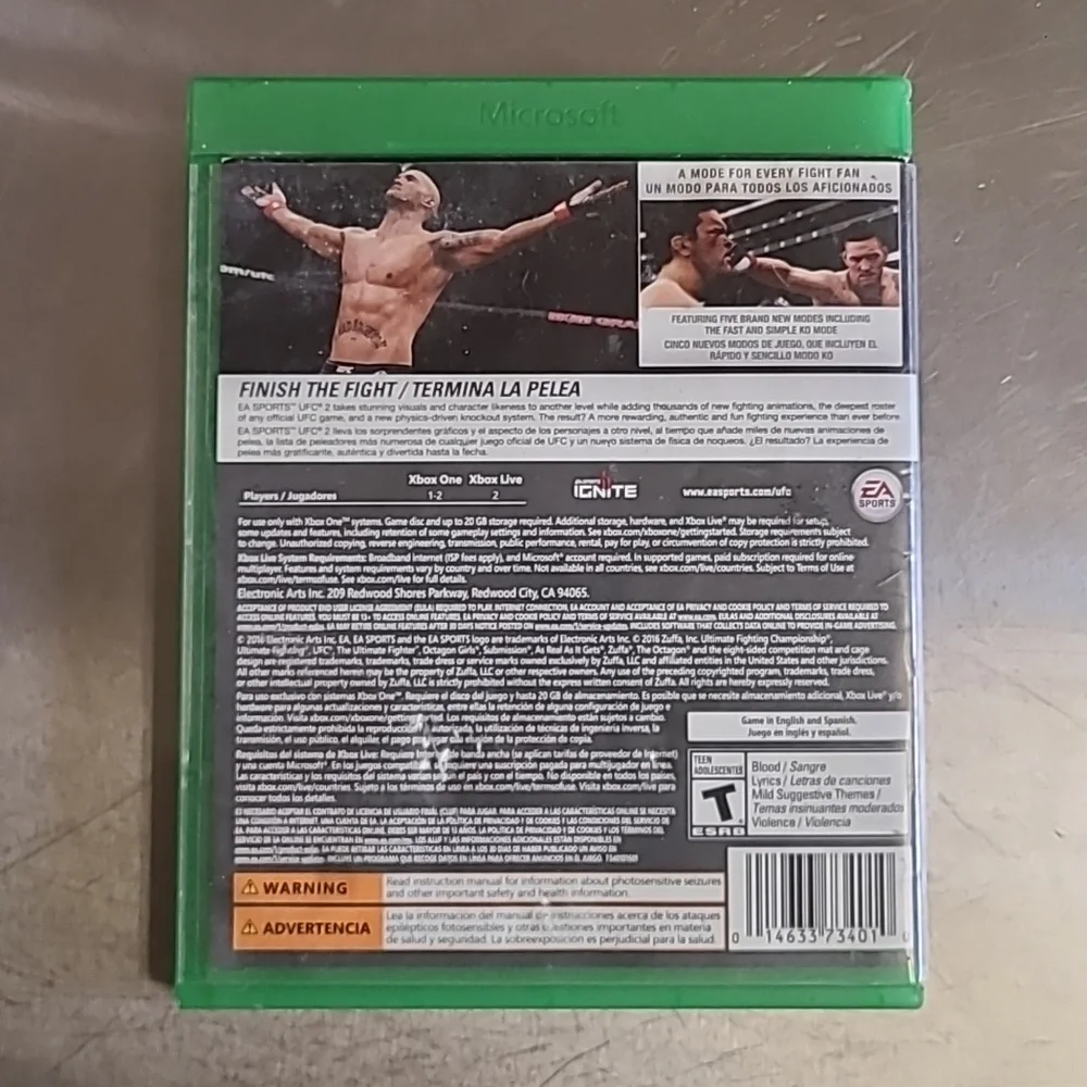 EA Sports UFC 2 Video Game‎ (Microsoft Xbox One, 2016)
